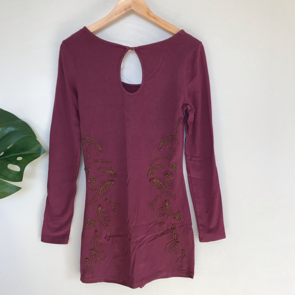 Free People Embroidered Mini Dress - Picture 2 of 8